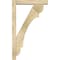 Ekena Millwork Olympic Block Rough Sawn Bracket w/ Offset Brace, Douglas Fir, 4"W x 18"D x 30"H BKT0402X18X30OLY05RDF - alternate 3